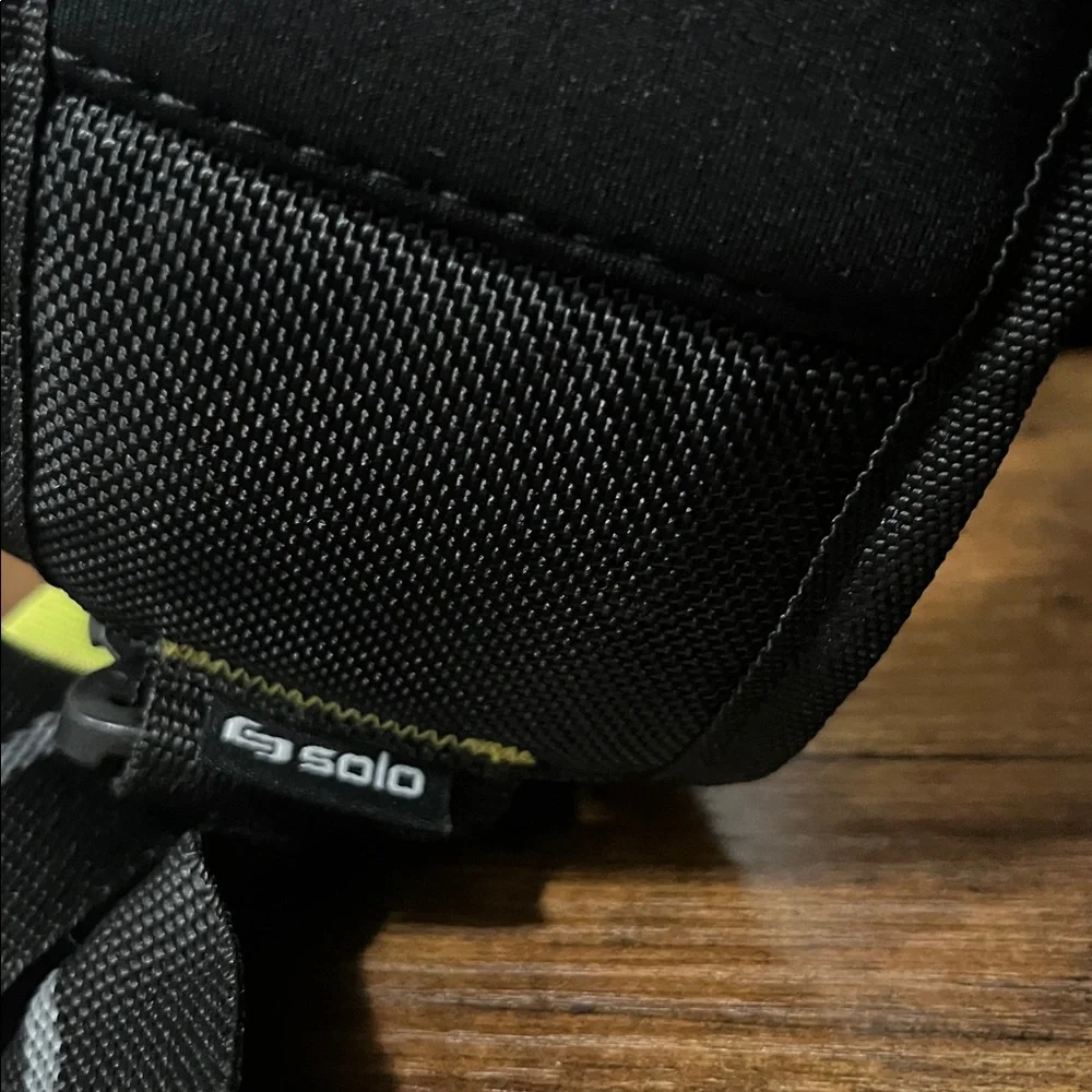 Solo Black and Gray Messenger Travel Bag- Good used condition.